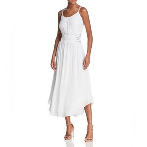RAMY BROOK Koral White Smocked Maxi Dress Size S